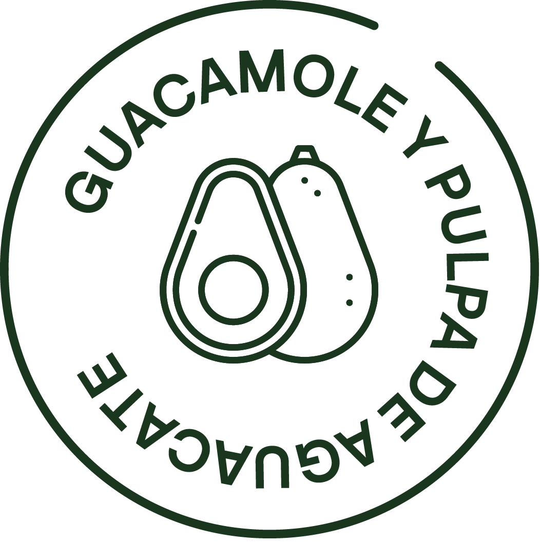 Icono de guacamole y pulpa de aguacate