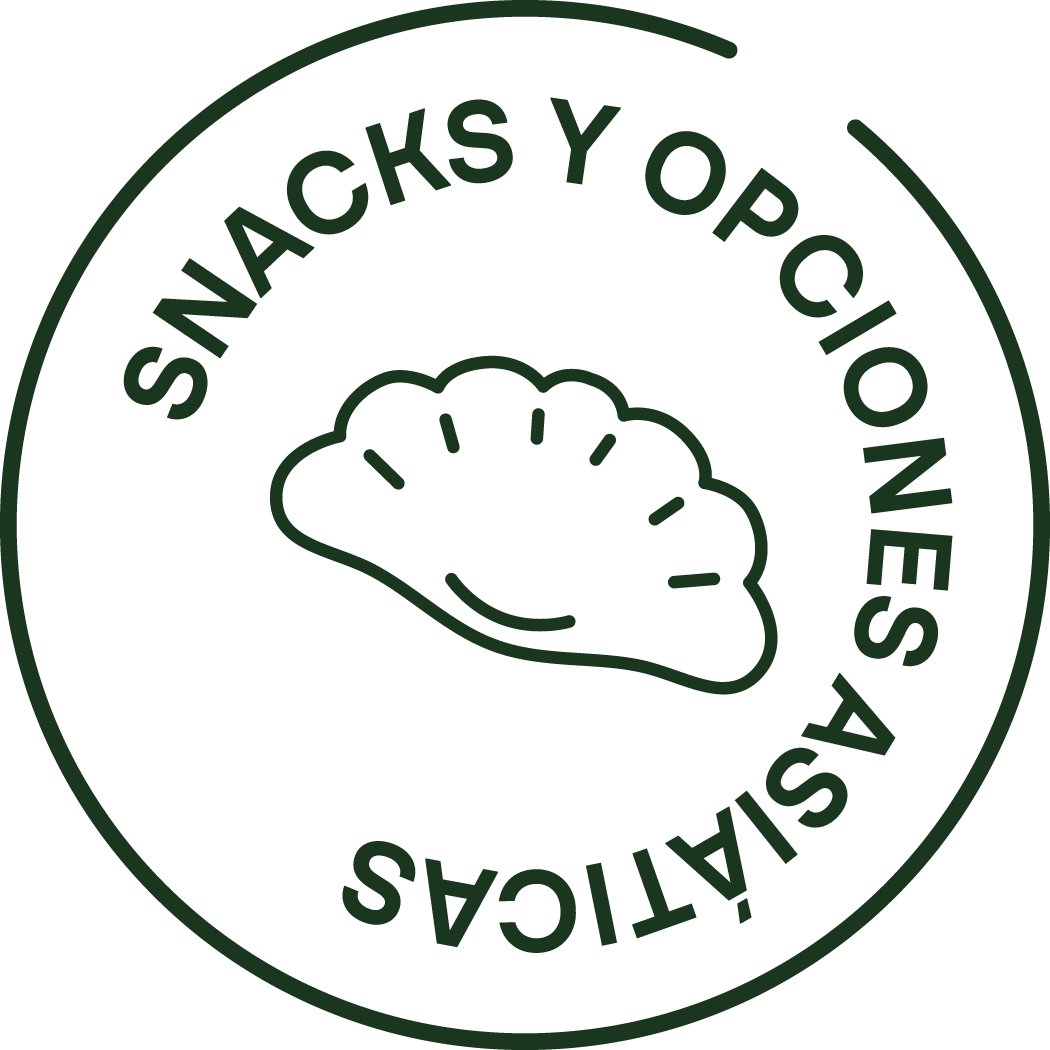 Icono de snacks y opciones asiáticas