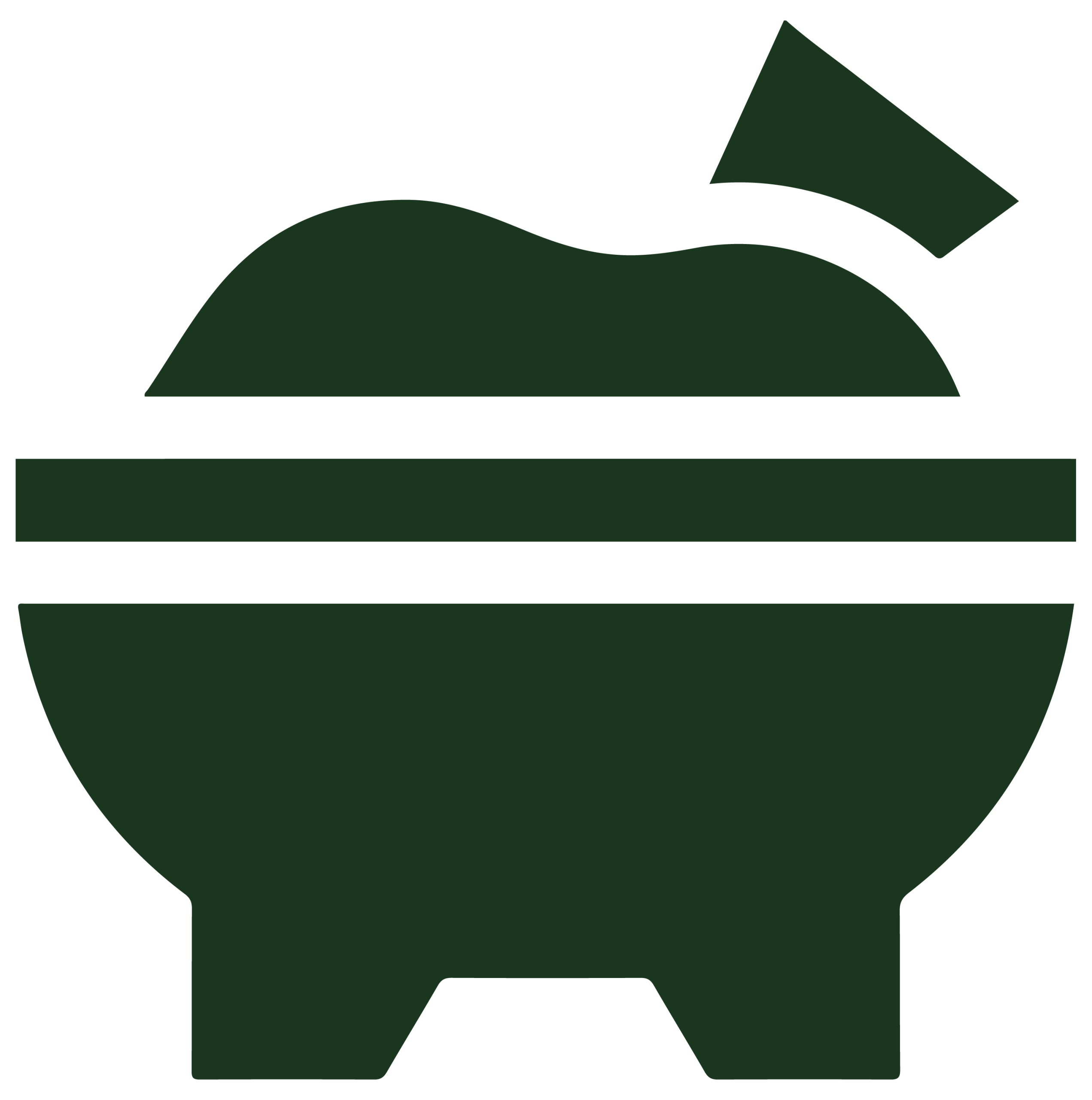 Icono de mortero de guacamole
