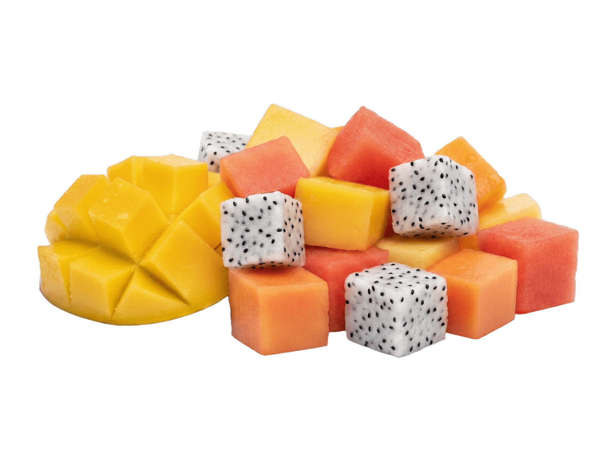 Mix tropical de frutas congeladas