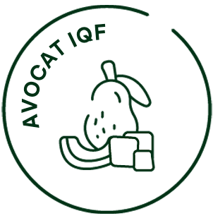 Aguacate IQF congelado