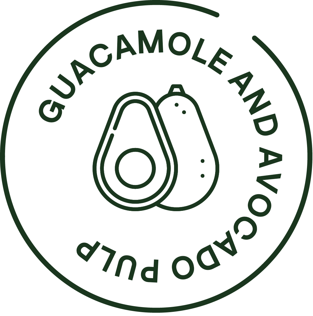 Icono de guacamole y pulpa de aguacate