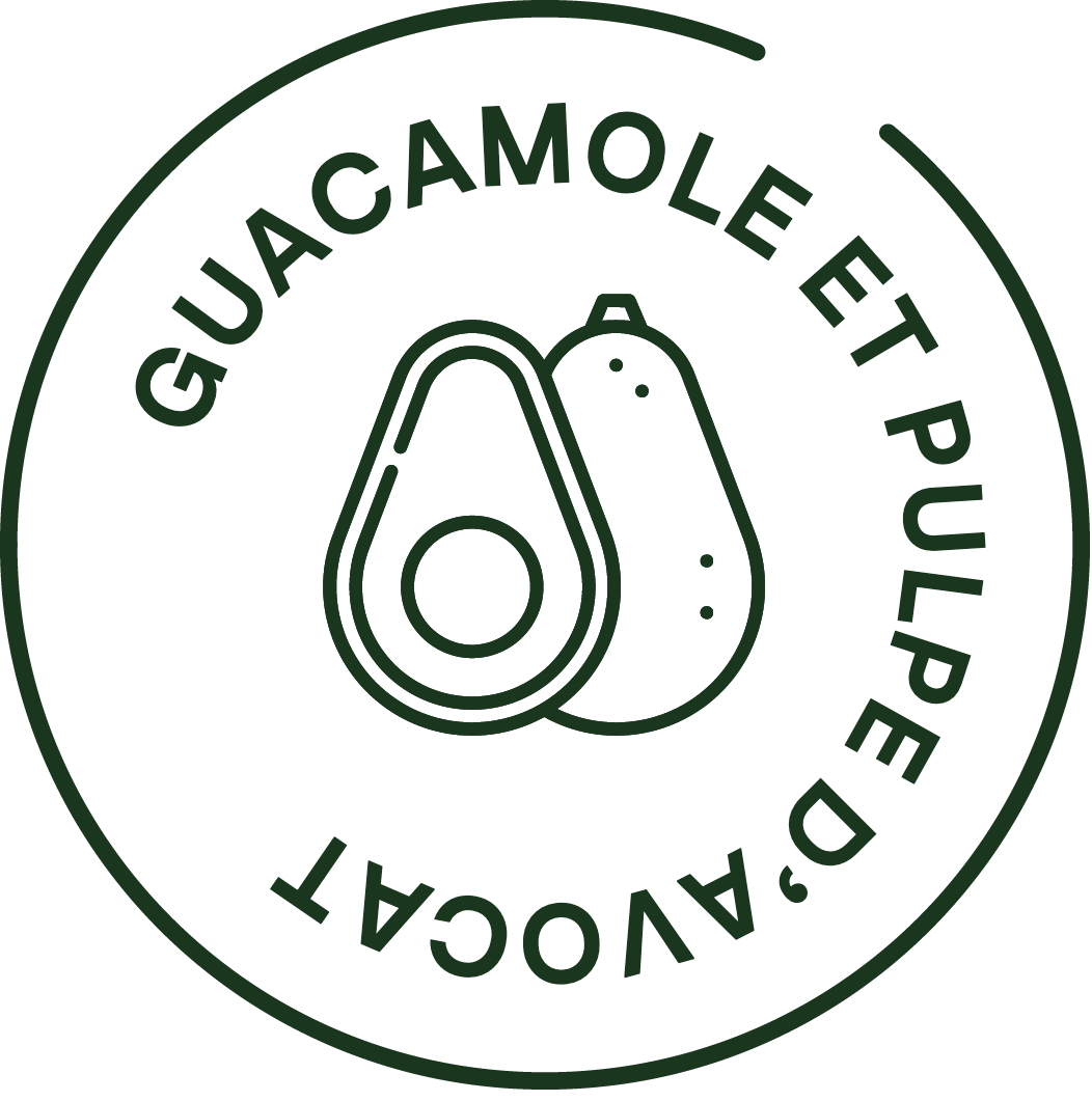 Icono de guacamole y pulpa de aguacate