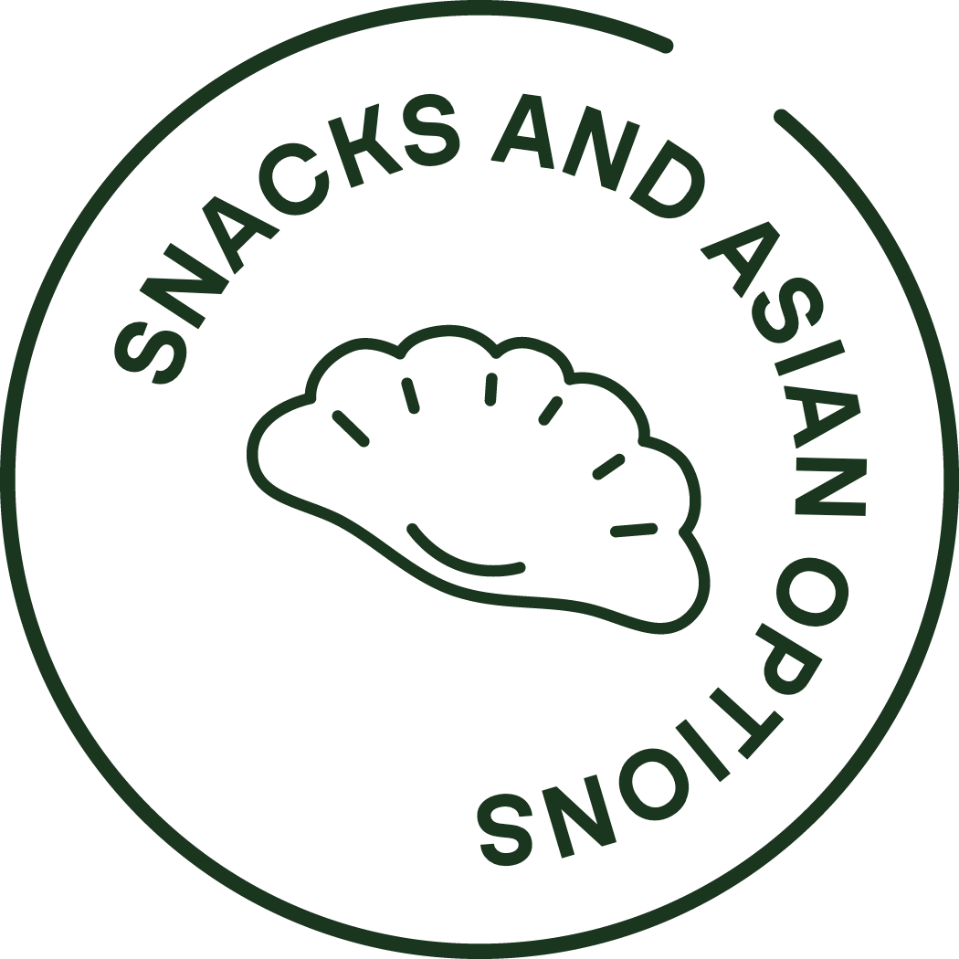 Icono de snacks y opciones asiáticas