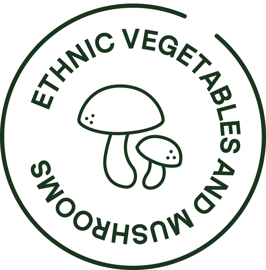 Icono de verduras étnicas y setas