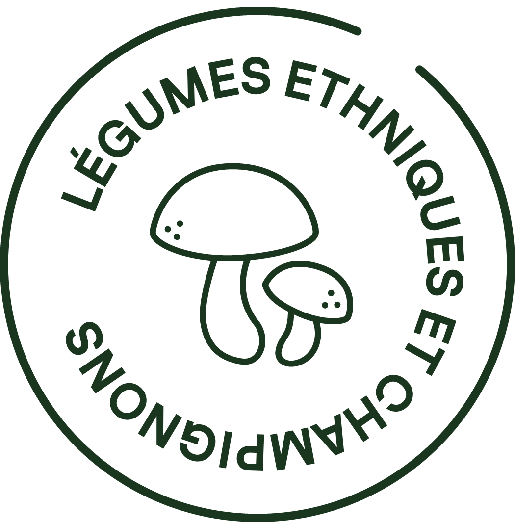 Icono de verduras étnicas y setas